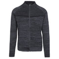 Black Marl - Front - Trespass Mens Roppy DLX Kitted Full Zip Jacket