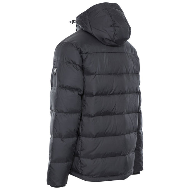 Black - Back - Trespass Mens Orwell Down Jacket
