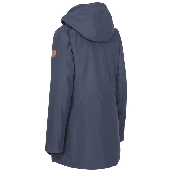 Navy - Back - Trespass Womens-Ladies Generation Hooded Jacket