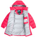 Deep Pink - Pack Shot - Trespass Girls Tiffy Padded Coat
