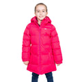 Deep Pink - Back - Trespass Girls Tiffy Padded Coat