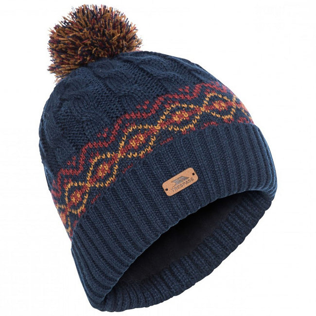 Navy - Front - Trespass Mens Andrews Hat