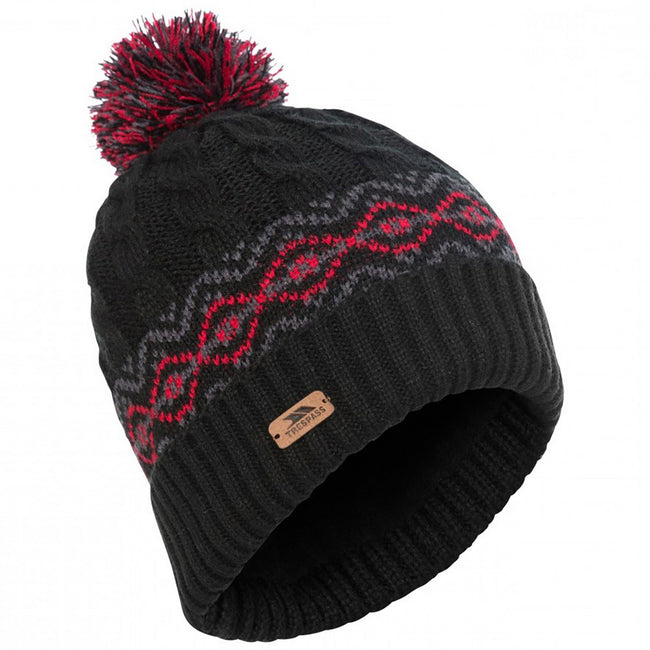 Black - Front - Trespass Mens Andrews Hat