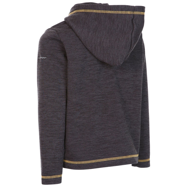 Dark Grey Marl - Back - Trespass Boys Shaw Fleece