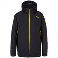 Dark Gray - Front - Trespass Mens Crompton  DLX Waterproof Ski Jacket
