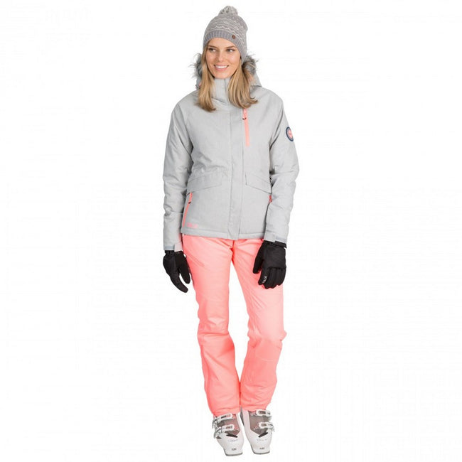 Platinum Marl - Lifestyle - Trespass Womens-Ladies Francesca DLX Ski Jacket