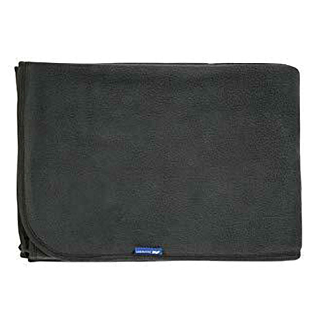 Charcoal - Side - Trespass Snuggles Fleece Trail Blanket
