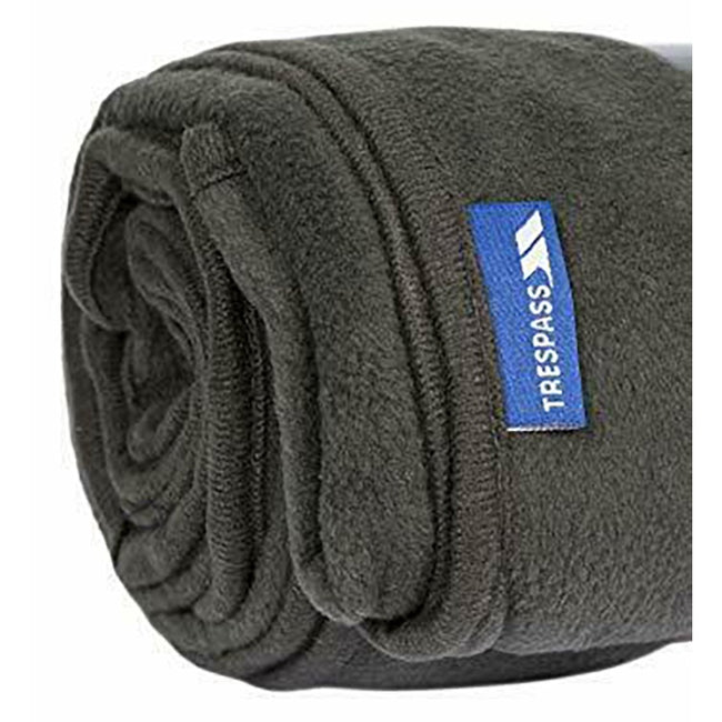 Charcoal - Pack Shot - Trespass Snuggles Fleece Trail Blanket