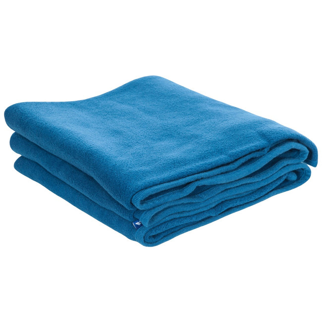Cobalt - Back - Trespass Snuggles Fleece Trail Blanket