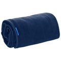 Navy Blue - Front - Trespass Snuggles Fleece Trail Blanket
