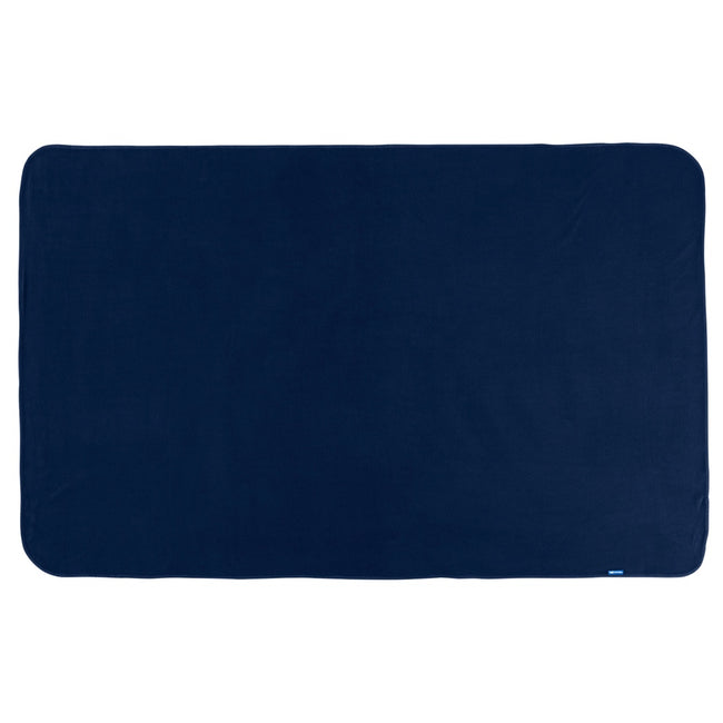 Navy Blue - Side - Trespass Snuggles Fleece Trail Blanket