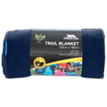 Navy Blue - Close up - Trespass Snuggles Fleece Trail Blanket