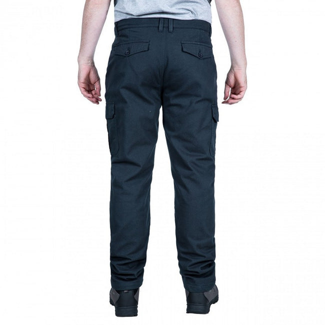 Navy - Back - Trespass Mens Tipner Thermal Walking Pants