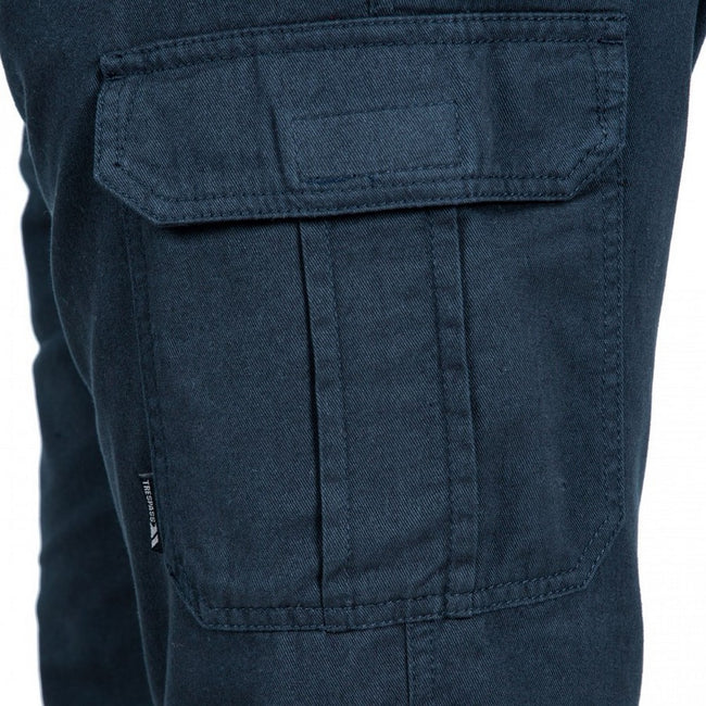 Navy - Close up - Trespass Mens Tipner Thermal Walking Pants