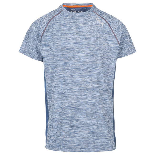 Smokey Blue Marl - Front - Trespass Mens Cooper Active T-Shirt