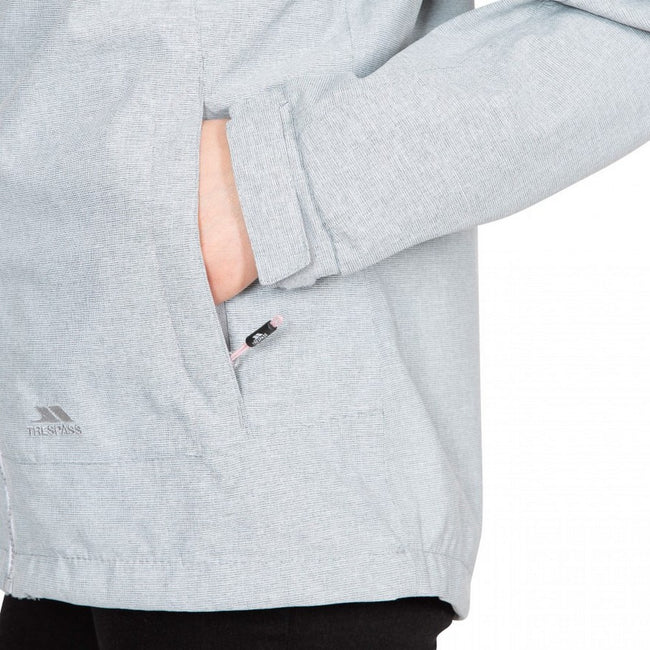 Gray Marl - Lifestyle - Trespass Womens-Ladies Virtual Waterproof Jacket