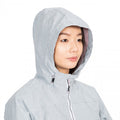 Gray Marl - Pack Shot - Trespass Womens-Ladies Virtual Waterproof Jacket
