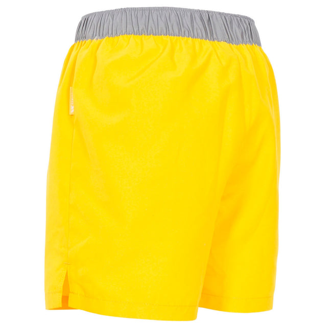Sunshine - Side - Trespass Childrens Boys Sanded Swimming Trunks