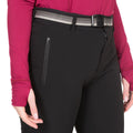 Black - Close up - Trespass Womens-Ladies Drena Pants