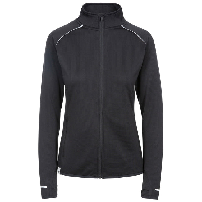 Black - Front - Trespass Womens-Ladies Evie Active Top