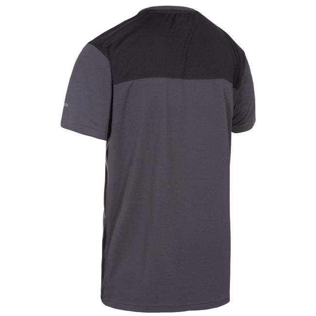 Dark Gray - Back - Trespass Mens Jacob Active T-Shirt