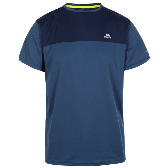 Navy - Front - Trespass Mens Jacob Active T-Shirt