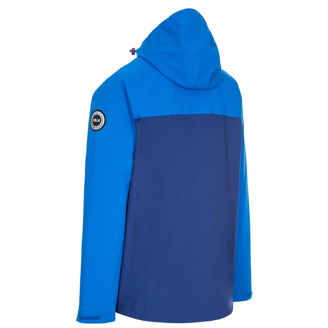 Blue - Back - Trespass Mens Marton Waterproof Jacket