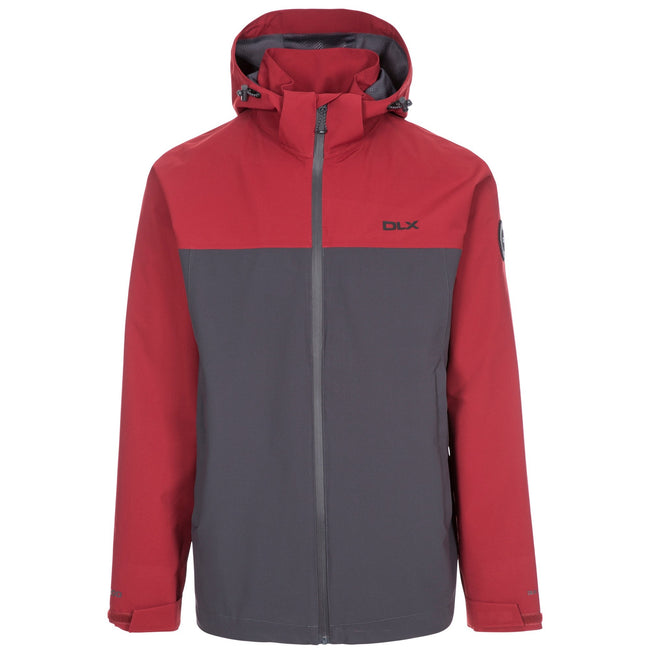 Merlot - Front - Trespass Mens Marton Waterproof Jacket