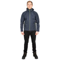 Navy - Back - Trespass Mens Maverick Softshell Jacket