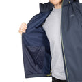 Navy - Close up - Trespass Mens Maverick Softshell Jacket
