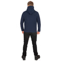 Navy - Side - Trespass Mens Napperton Fleece Jacket