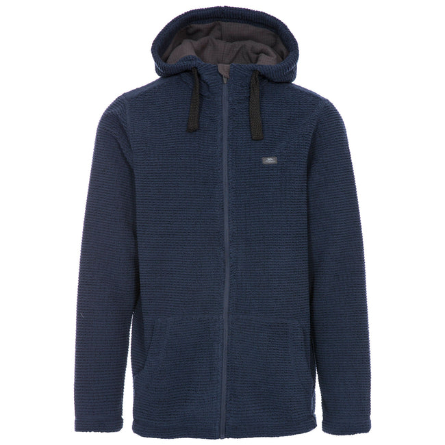 Navy - Front - Trespass Mens Napperton Fleece Jacket