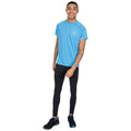 Vibrant Blue Stripe - Back - Trespass Mens Noah Active T-Shirt