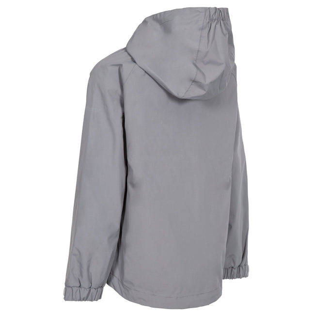 Storm Gray - Back - Trespass Childrens Boys Overwhelm Rain Jacket