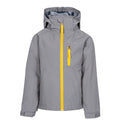 Storm Gray - Front - Trespass Childrens Boys Overwhelm Rain Jacket