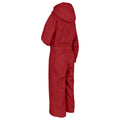 Red - Back - Trespass Babies Button Rain Suit