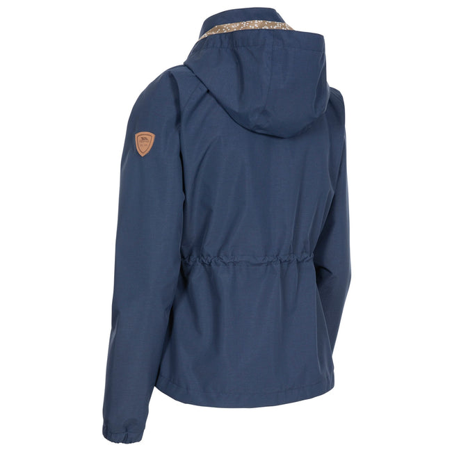 Navy - Side - Trespass Womens-Ladies Busybee Waterproof Jacket