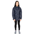 Navy Dot - Side - Trespass Womens-Ladies Farewell Waterproof Jacket