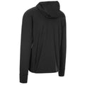 Black - Back - Trespass Mens Robins Hooded 1-2 Zip Top