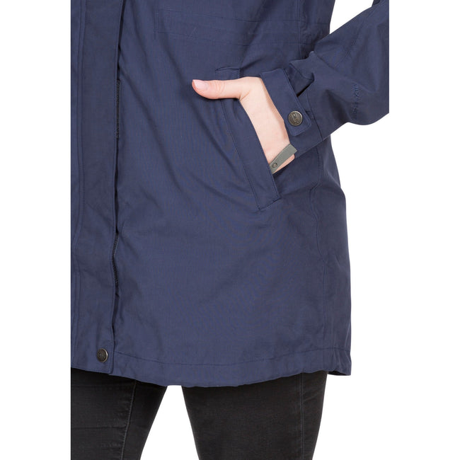 Navy - Lifestyle - Trespass Womens-Ladies Sabine Waterproof Jacket