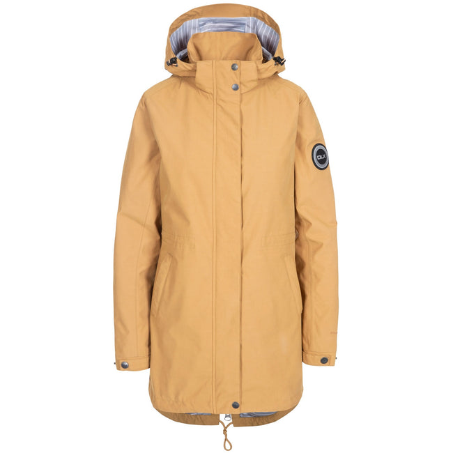 Sandstone - Front - Trespass Womens-Ladies Sabine Waterproof Jacket