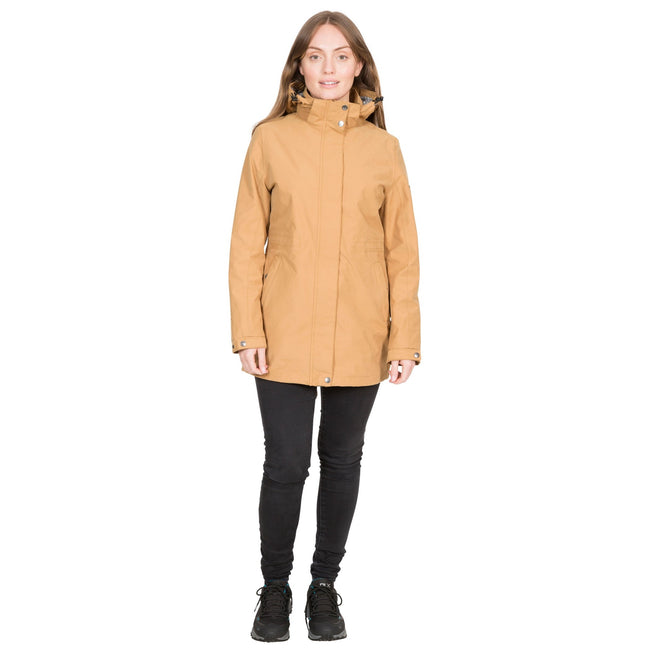 Sandstone - Side - Trespass Womens-Ladies Sabine Waterproof Jacket