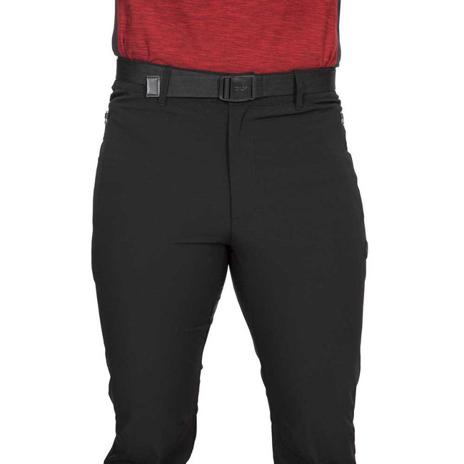 Black - Side - Trespass Mens Hartley Pants