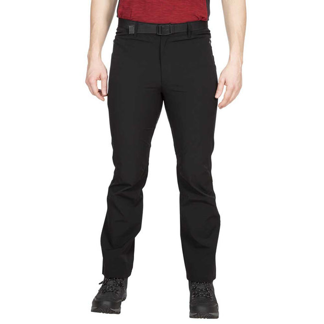 Black - Front - Trespass Mens Hartley Pants