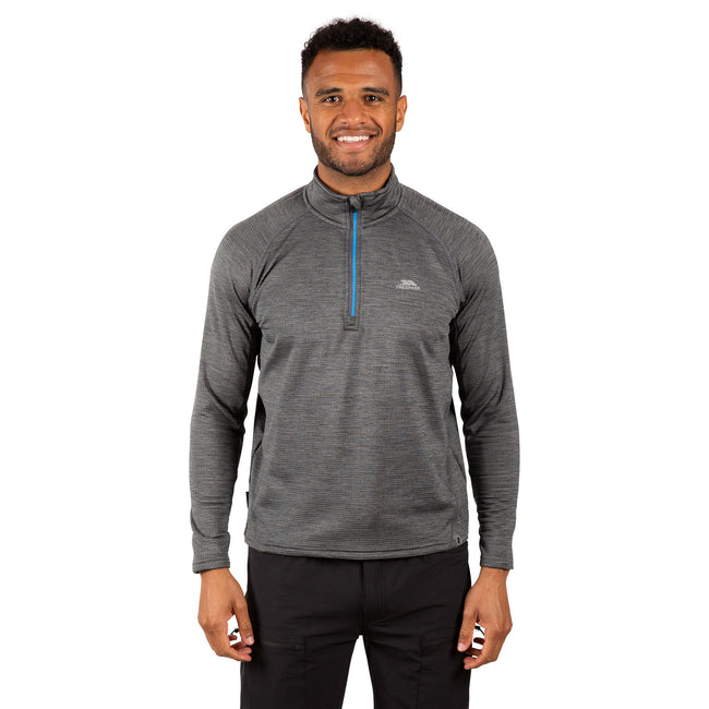 Dark Grey Marl - Side - Trespass Mens Goodwin Active Top