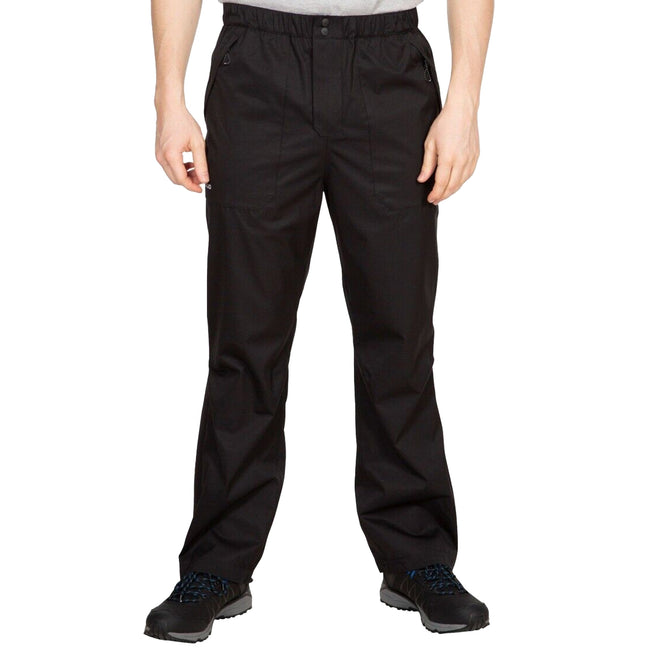Black - Front - Trespass Mens Putter Pants