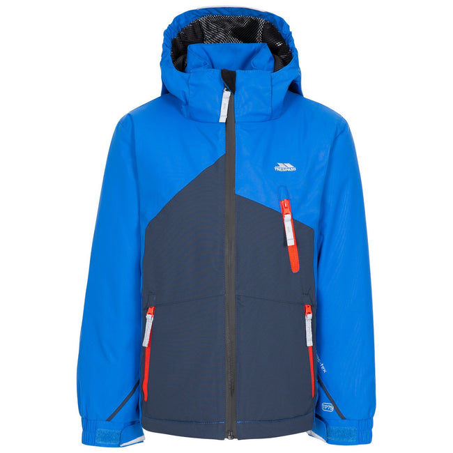 Blue - Front - Trespass Childrens-Kids Scarce Ski Jacket
