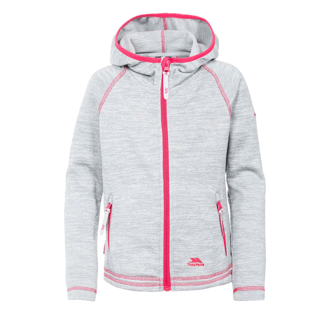 Platinum Marl - Front - Trespass Womens-Ladies Goodness Fleece Jacket