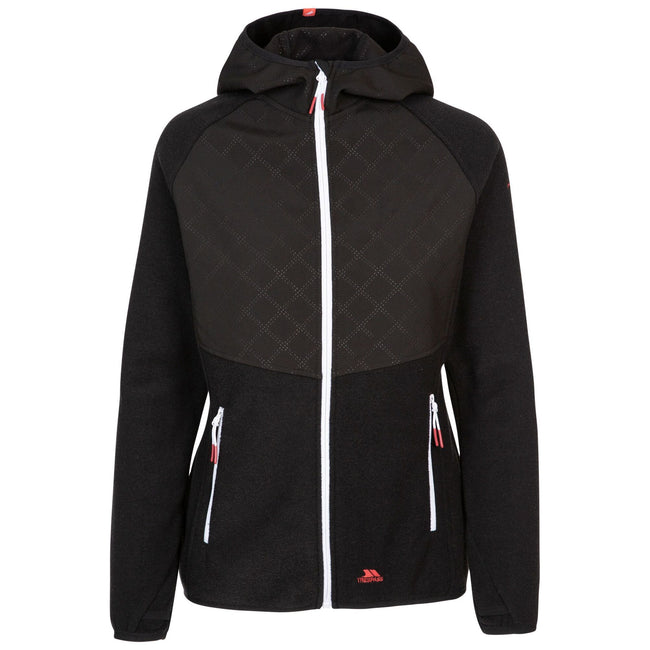 Black Marl - Front - Trespass Womens-Ladies Starshine Fleece Jacket