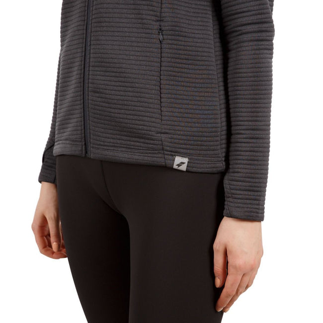Dark Grey Marl - Pack Shot - Trespass Womens-Ladies Leonora Full Zip Active Jacket